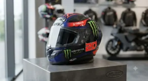 Casco HJC con grafica speciale replica pilota della MotoGP

