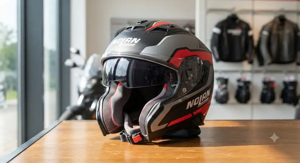 Casco Nolan integrale sportivo ideale per l'utilizzo su strada e touring