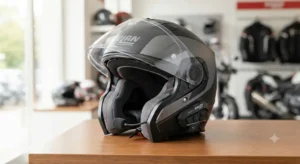 Sistema di comunicazione interfono Nolan N-Com integrato nel casco